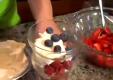Fruit Parfait with Cinnamon Tortilla Strips